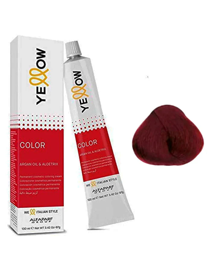 Tinte Yellow 5.65 Castaño Claro Rojo Caoba – 100ml