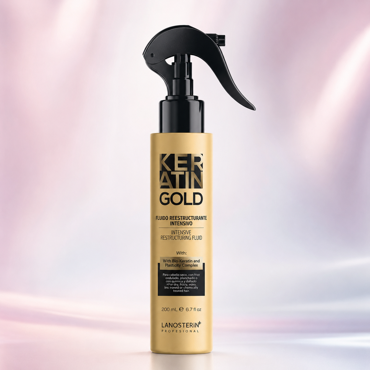 Lanosterin Professional Keratin Gold Fluido Reestructurante Intensivo 200 ml