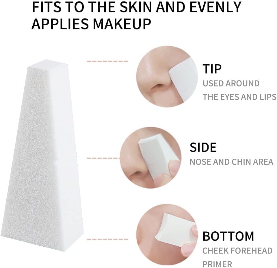 Diane Makeup Wedges 100-Pack D0007 – Esponjas Triangulares de Maquillaje Non Latex