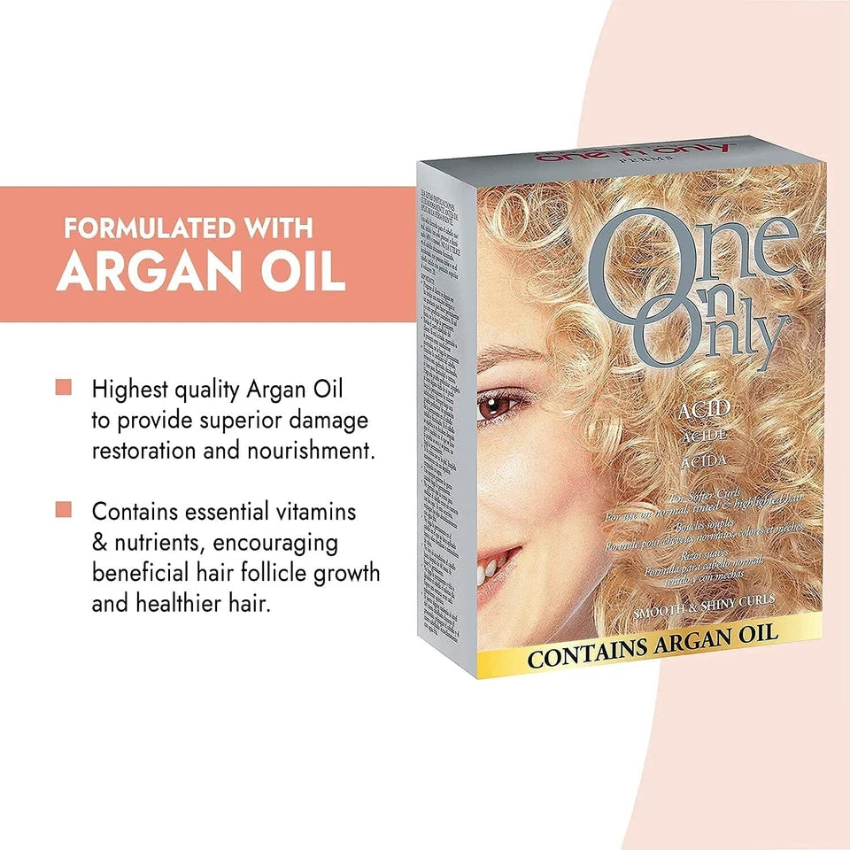 One ‘n Only Acid Perm con Aceite de Argán – Permanente para Rizos Suaves