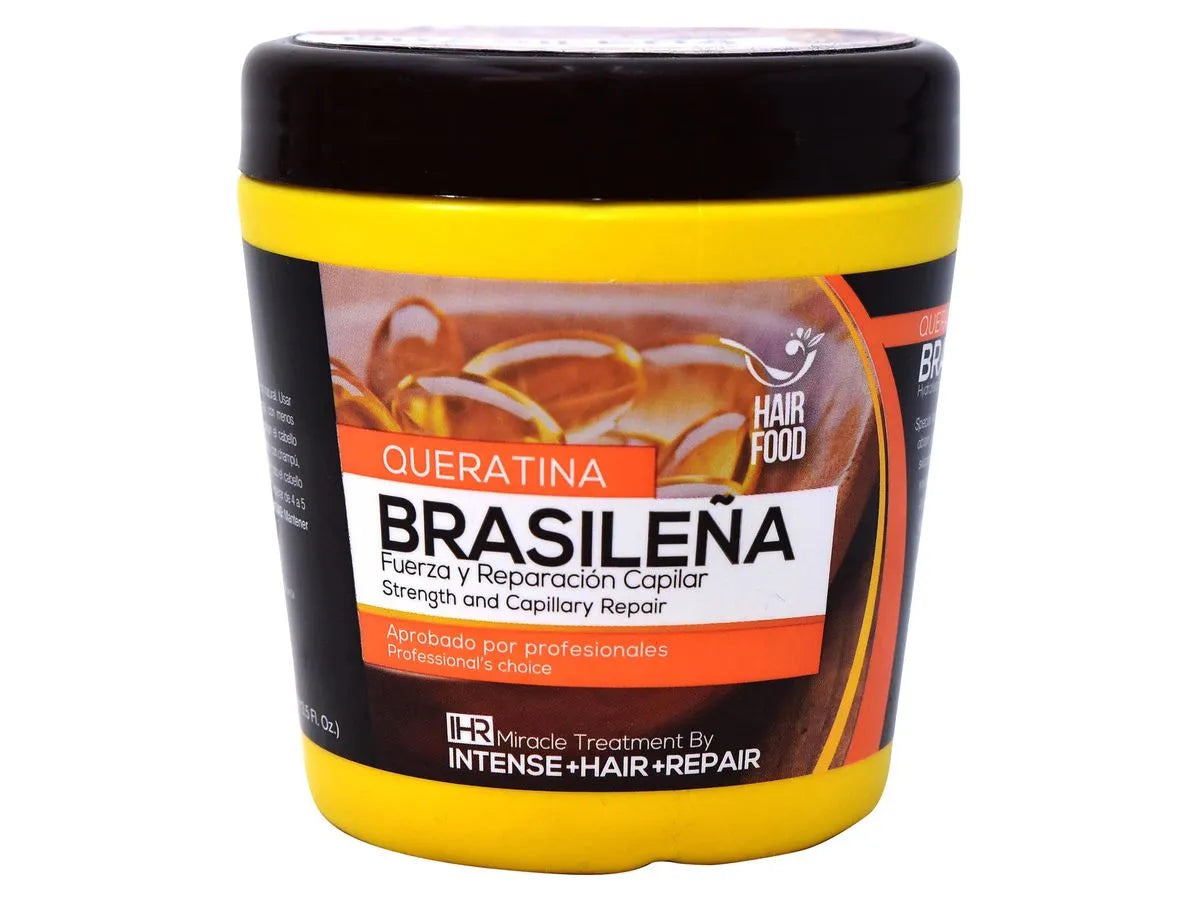 ✨🌿 Mascarilla IHR Naturals Queratina Brasileña – Fuerza y Reparación Capilar Profesional 🌿✨