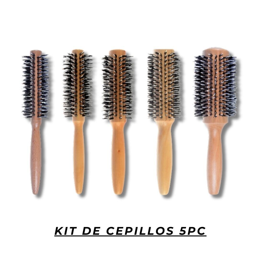 Beauty Style Cepillo Madera Doble Zelda de Jabali Kit 5pc 0652471-5KS