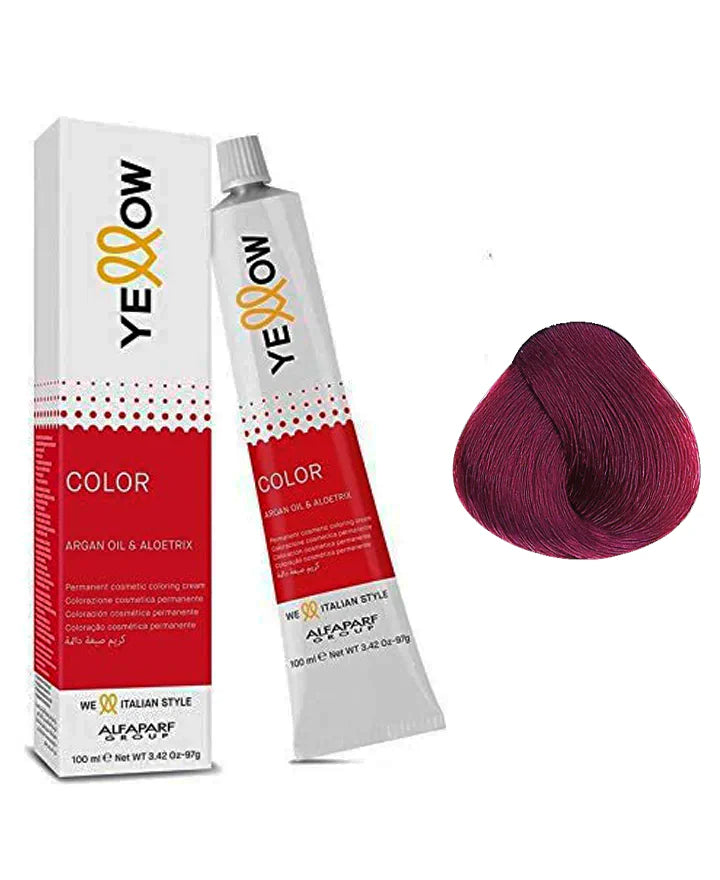 Tinte Yellow 6.26 Rubio Oscuro Irisado Rojo – 100ml
