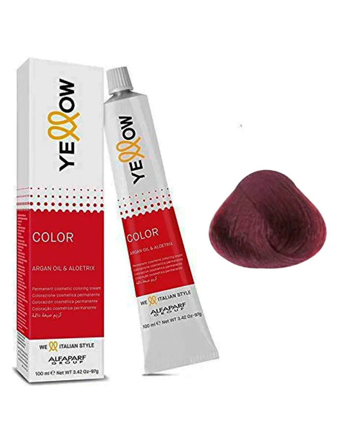 Yellow Tinte 6.56 Rubio Oscuro Caoba Rojo 100ml