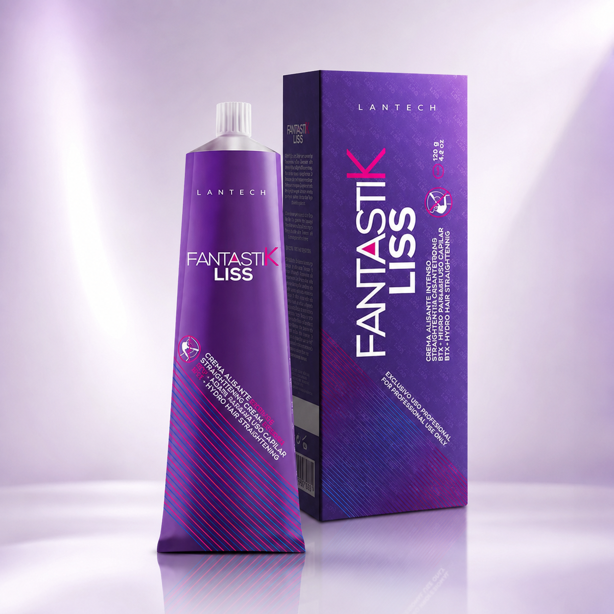Lan Pro Fantastik Liss Crema Alisante Intenso BTX-Hydro 4.4 oz – 60100126