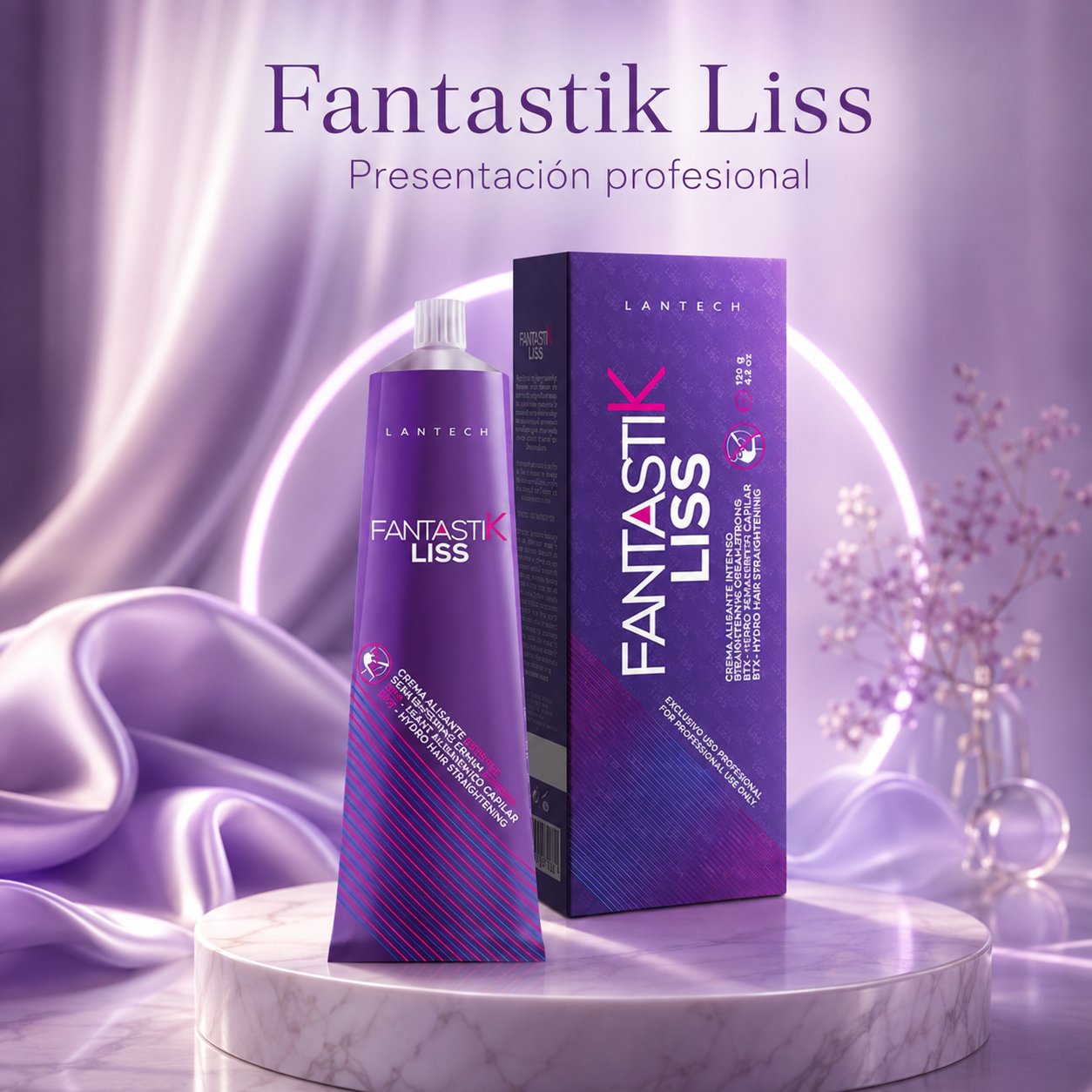 Lan Pro Fantastik Liss Crema Alisante Intenso BTX-Hydro 4.4 oz – 60100126