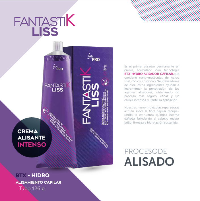 LAN PRO FANTASTIK LISS KIT ALACIANTE 4PC LPFLK4PC