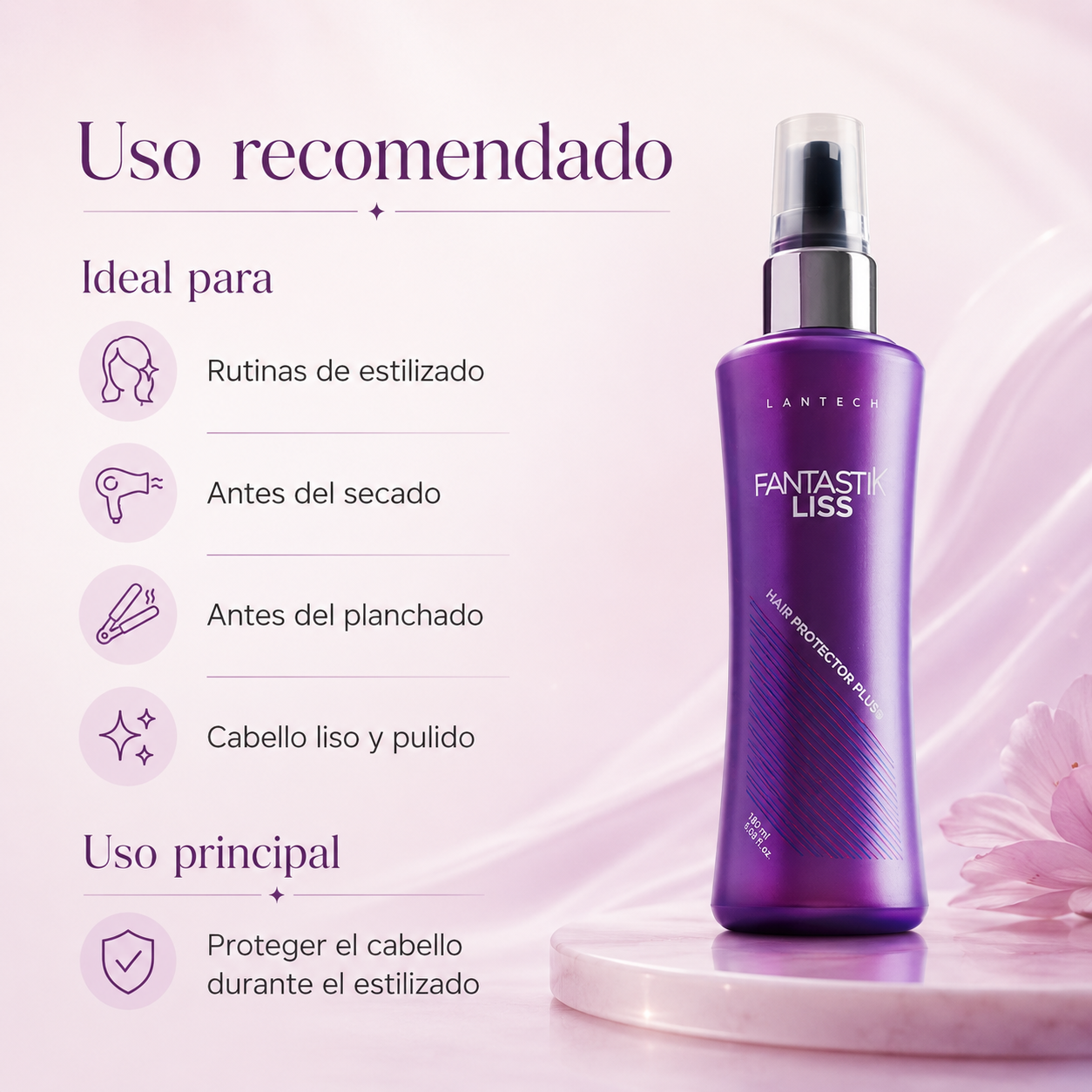 Lan Pro Fantastik Liss Protector Térmico Spray 3.72 oz – 60200110