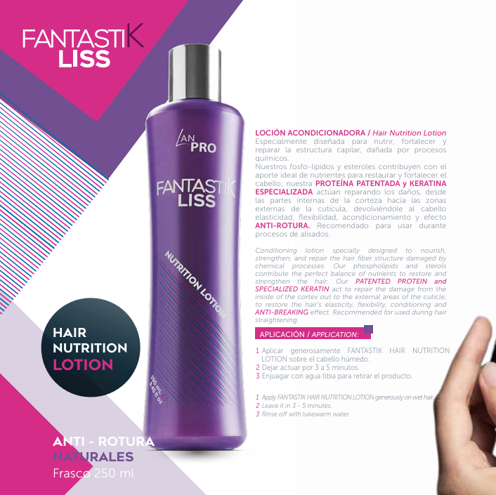 LAN PRO FANTASTIK LISS LOCION ACONDICIONADORA 8.45OZ 60300250
