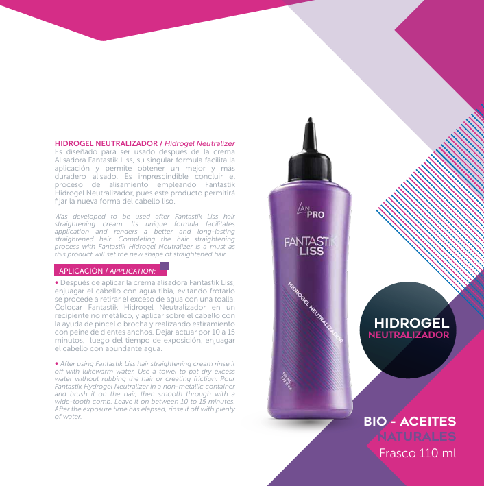 LAN PRO FANTASTIK LISS KIT ALACIANTE 4PC LPFLK4PC