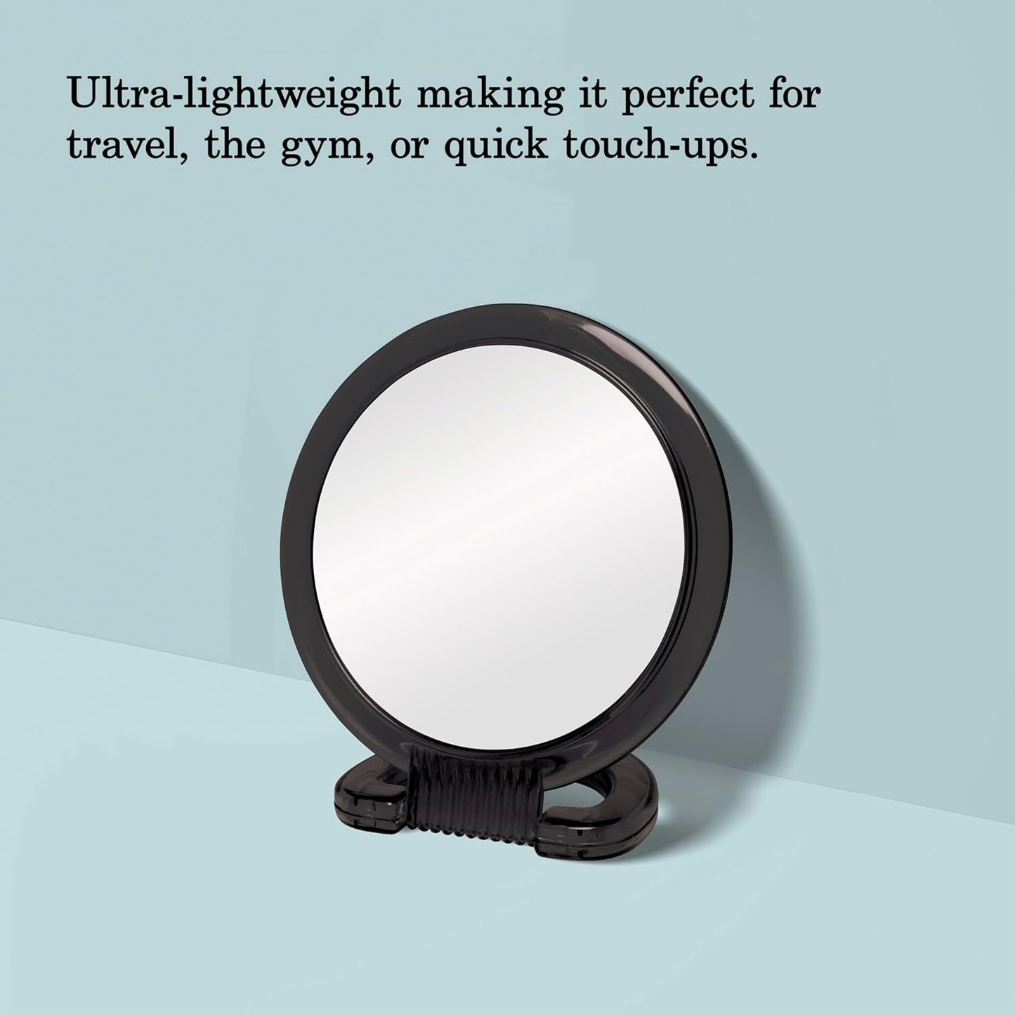 Diane Handheld Mirror con Aumento 6” x 10” D1014 – Espejo de Mano Doble Cara 1X y 3X
