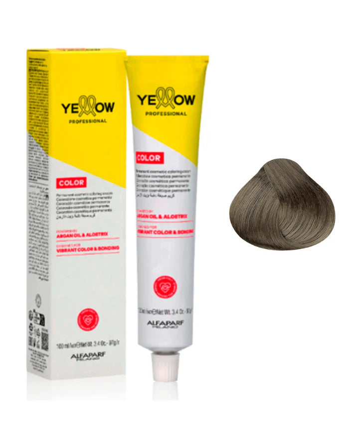 Yellow Tinte 7.11 Rubio Medio Ceniza Intenso 100ml