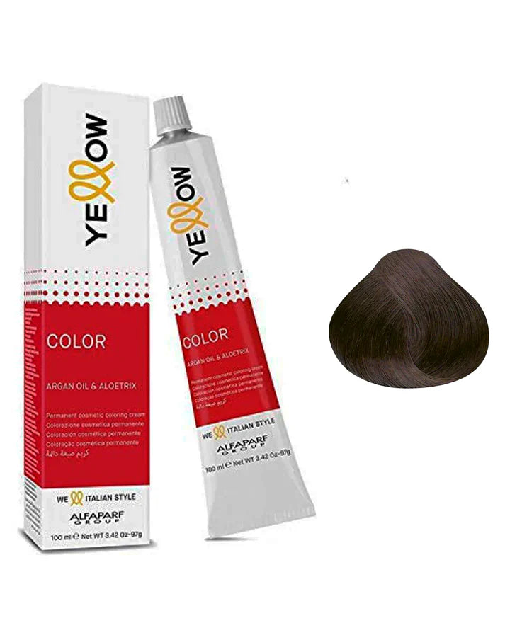 Yellow Tinte 7.1 Rubio Medio Ceniza 100ml