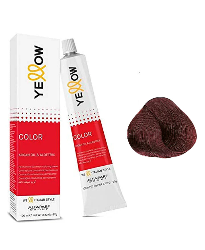 Yellow Tinte 7.53 Rubio Medio Caoba Dorado 100ml