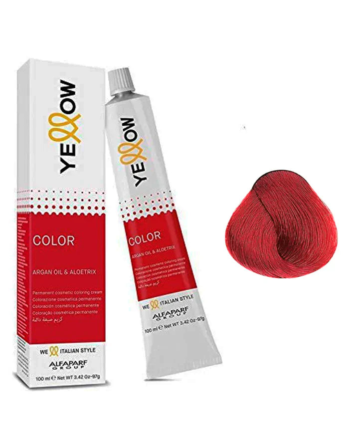 Yellow Tinte 7.66 Rubio Medio Rojo Intenso 100ml
