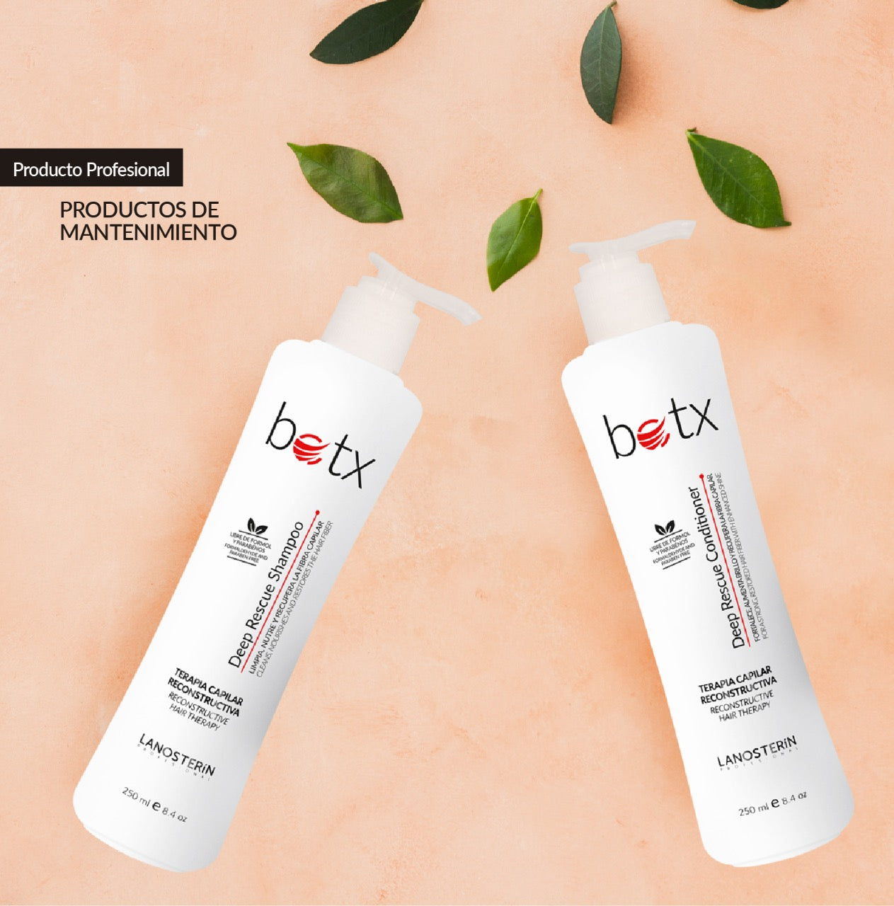 LANSOTERIN PROFESIONAL BOTX DEEP RESCUE KIT 2PC LPBDRK2PC