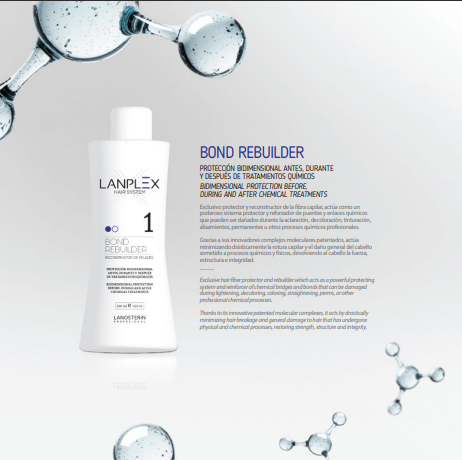 LANOSTERIN PROFESIONAL LANPLEX HAIR BOND KIT 3PC GRANDE (LPLHBK3G)