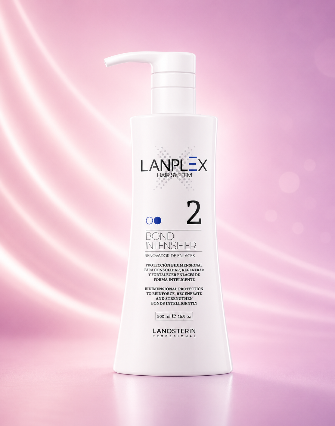 Lanosterín Profesional LANPLEX Bond Intensifier Paso 2 – Renovador de Enlaces 16.9 oz | 711020500