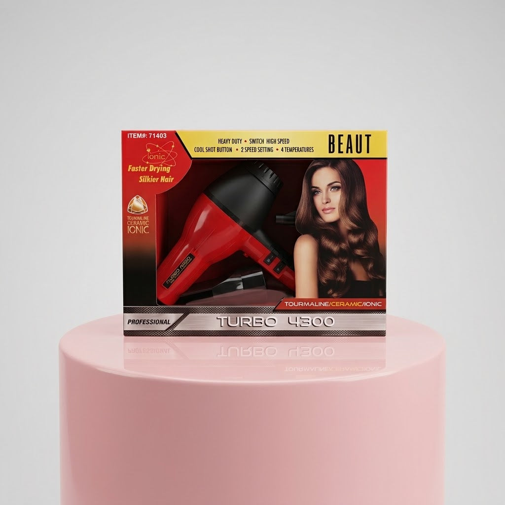 Allure Turbo 4300 Secador Profesional Tourmaline Ceramic Ionic 2000W – 71403