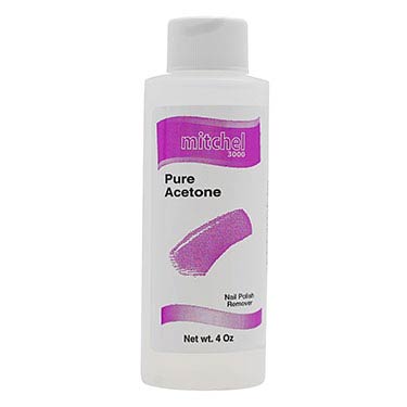 Mitchel 3000 Pure Acetone 4 oz Removedor de Esmalte para Uñas