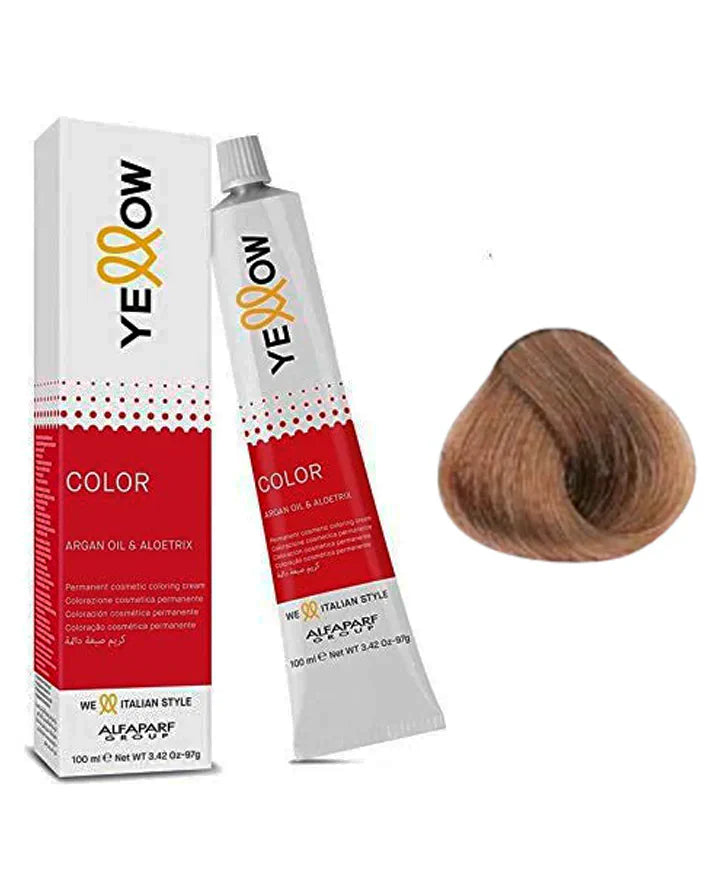 Yellow Tinte 8.1 Rubio Claro Ceniza 100ml