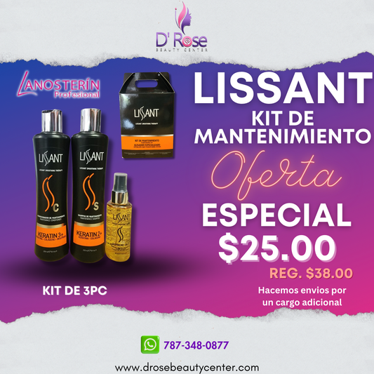 LISSANT SMOOTHING THERAPY KIT DE MANTENIMIENTO 3PC 80000560