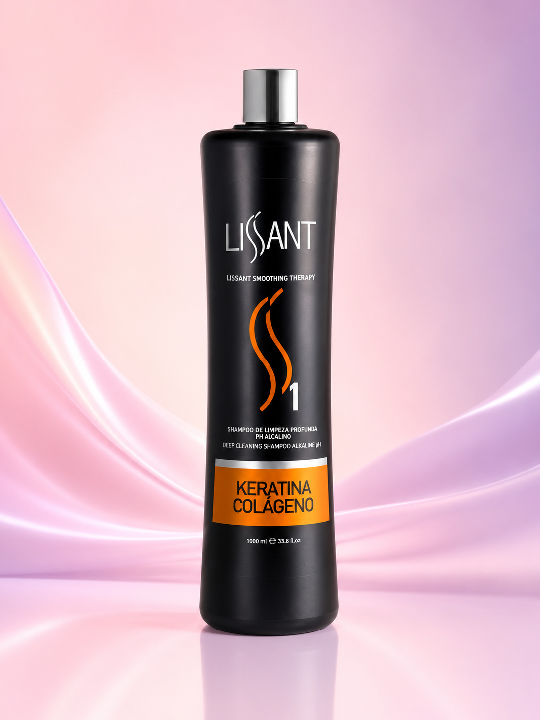 Lissant Smoothing Therapy Shampoo Clarificante de Limpieza Profunda con Keratina y Colágeno 33.8 oz – 80011000