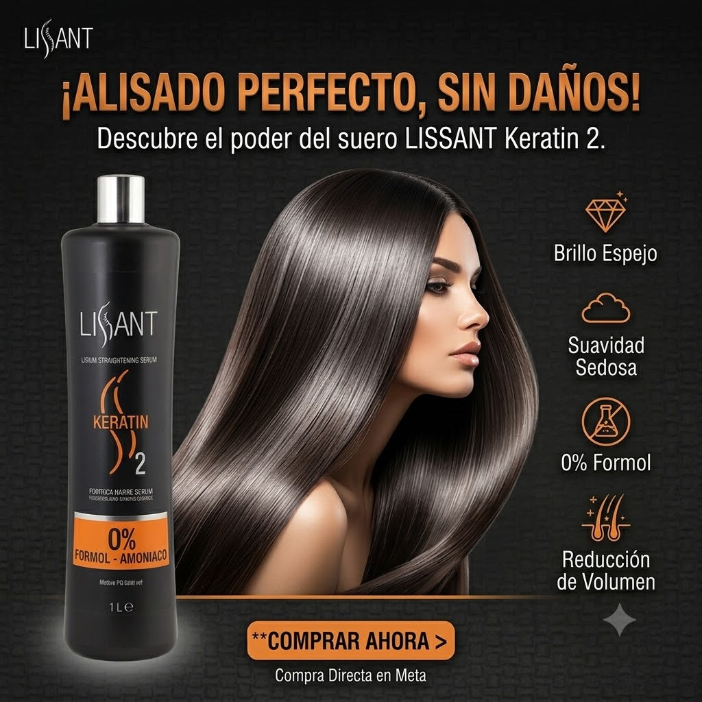 Lissant Smoothing Therapy Keratin 2 Sérum Alisador Capilar 33.8 oz 80021000