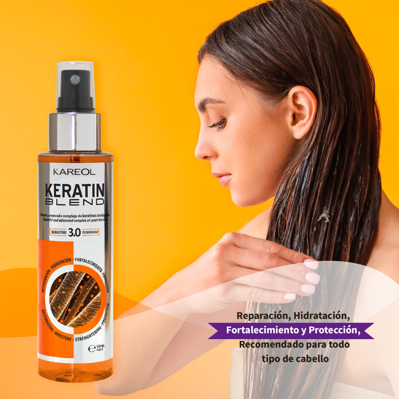 Kareol Keratin Blend Keratina Inteligente Reparadora 4 oz 80070120