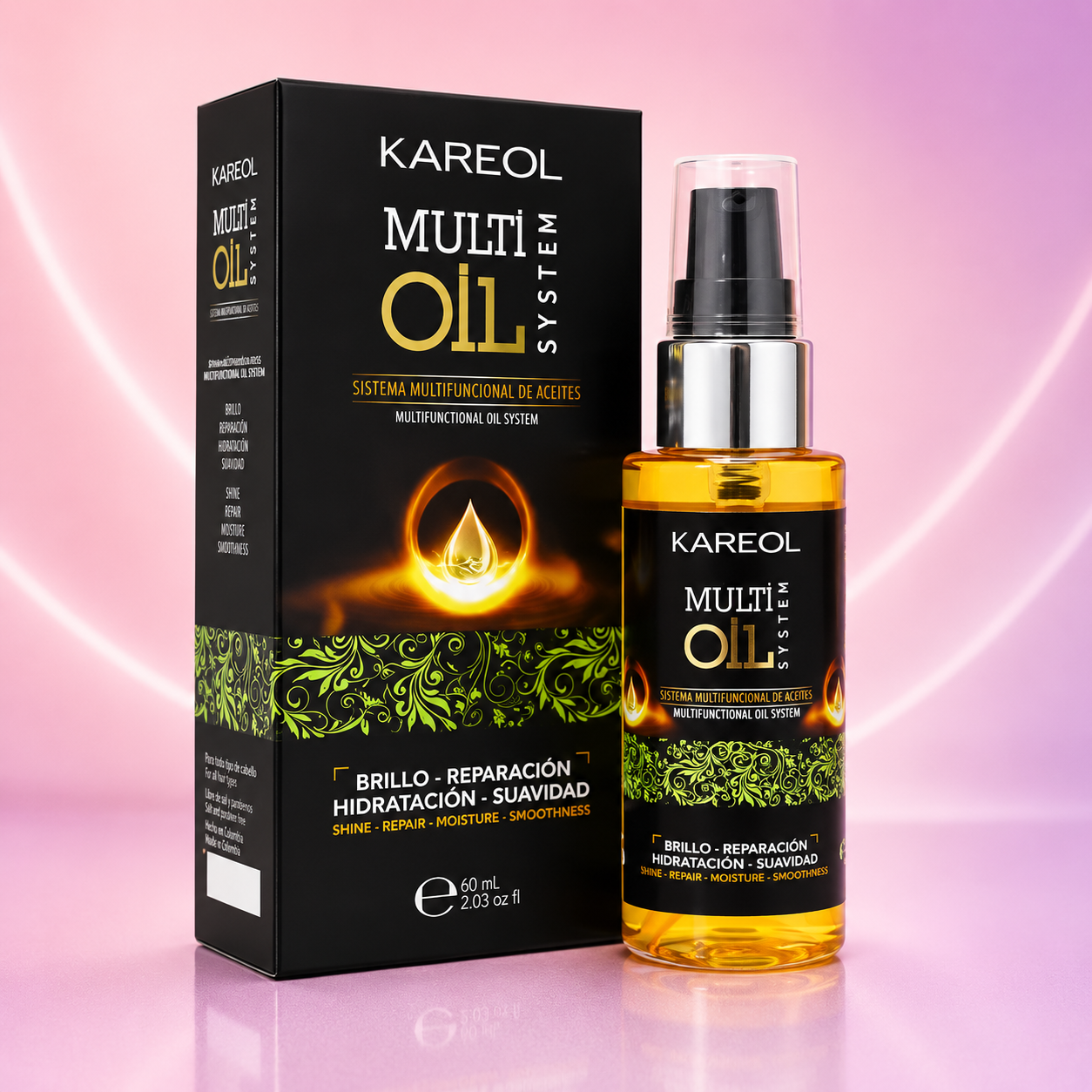 Kareol Multi Oil System 2.03 oz Aceite Multifuncional para el Cabello