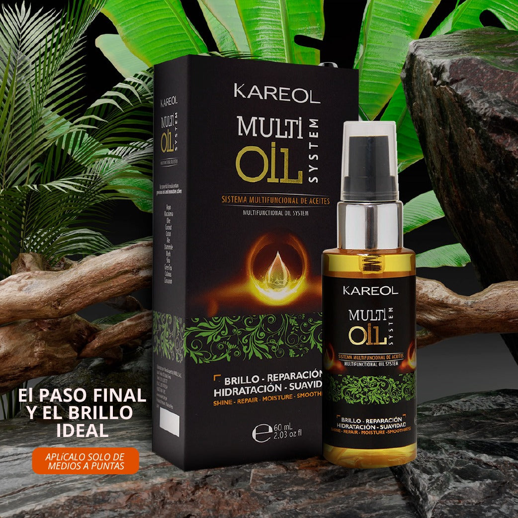Kareol Multi Oil System 2.03 oz Aceite Multifuncional para el Cabello