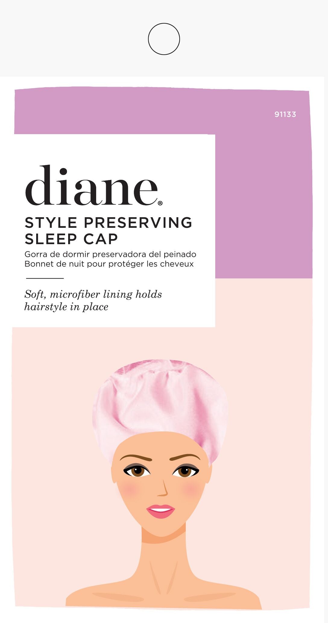 DIANE Style Preserving Sleep Cap 91133 – Gorro de Dormir para Proteger el Peinado
