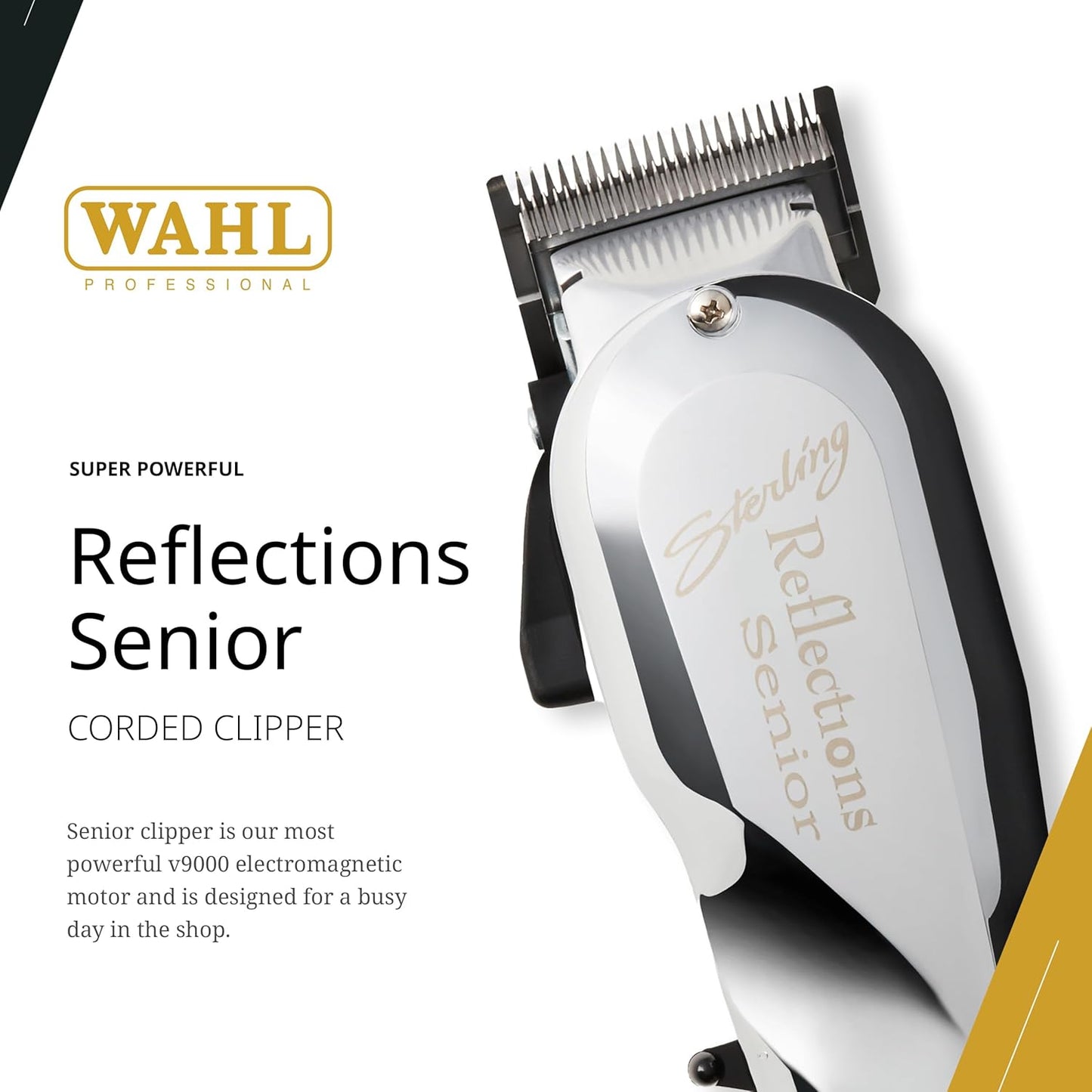 WAHL Sterling Reflections Senior 91354-300 – Máquina Cortadora Profesional con Cable