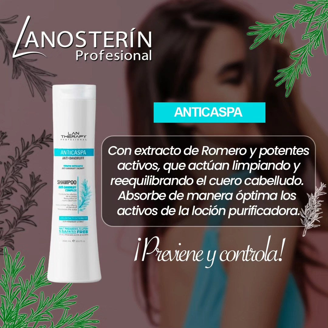 LAN THERAPY PROFESIONAL ANTICASPA SHAMPOO 16.9OZ 952010500