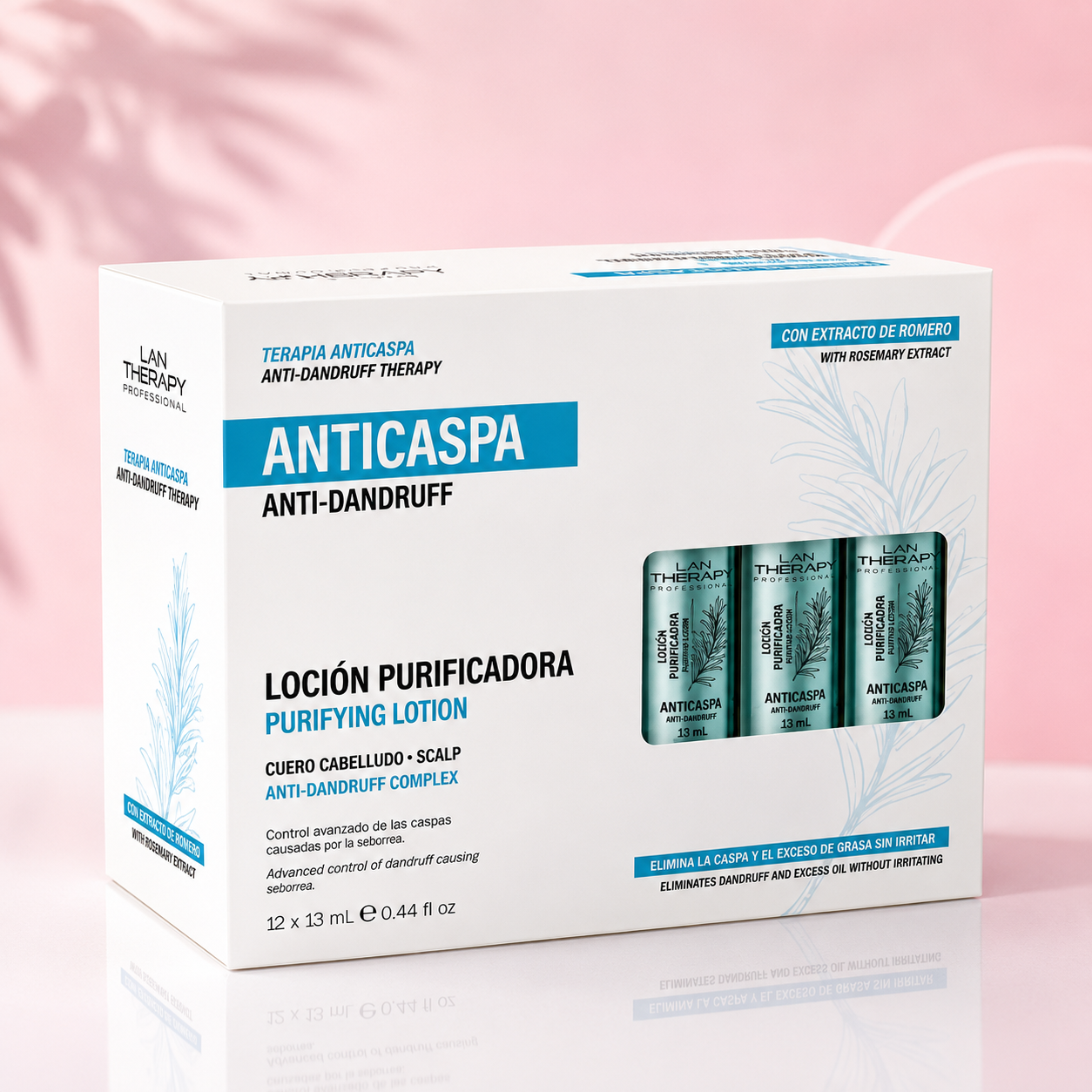 Lan Therapy Profesional Loción Purificadora Anticaspa Ampolla 13 ml 952020012