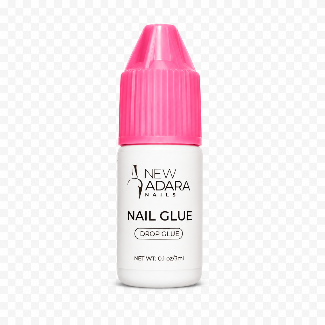 New Adara Nails Nail Glue Drop Glue 0.1 oz / 3 ml para Aplicación de Uñas