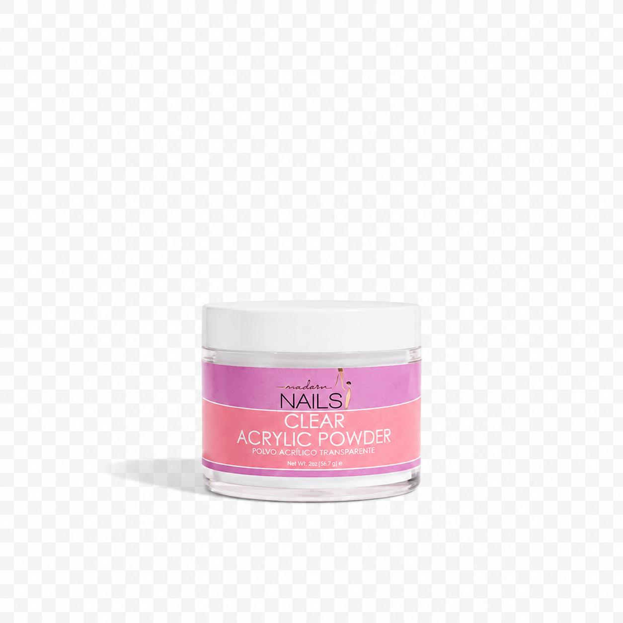 New Adara Nails Clear Acrylic Powder 2 oz – Polvo Acrílico Transparente Profesional para Encapsulados y Estructuras de Uñas