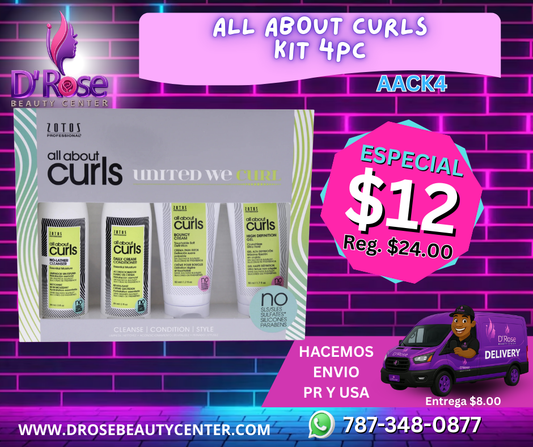 All About Curls – Kit 4 Piezas (AACK4)