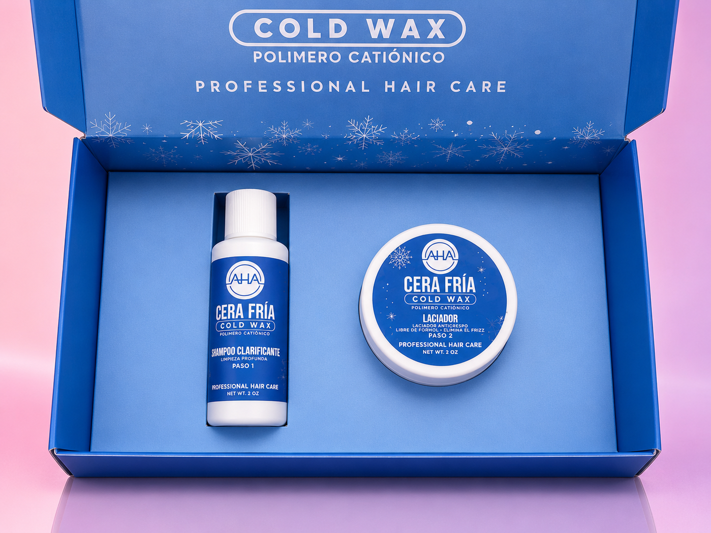 AHA Cera Fría Cold Wax Kit Laceador Paso 1 y 2 – 2 oz