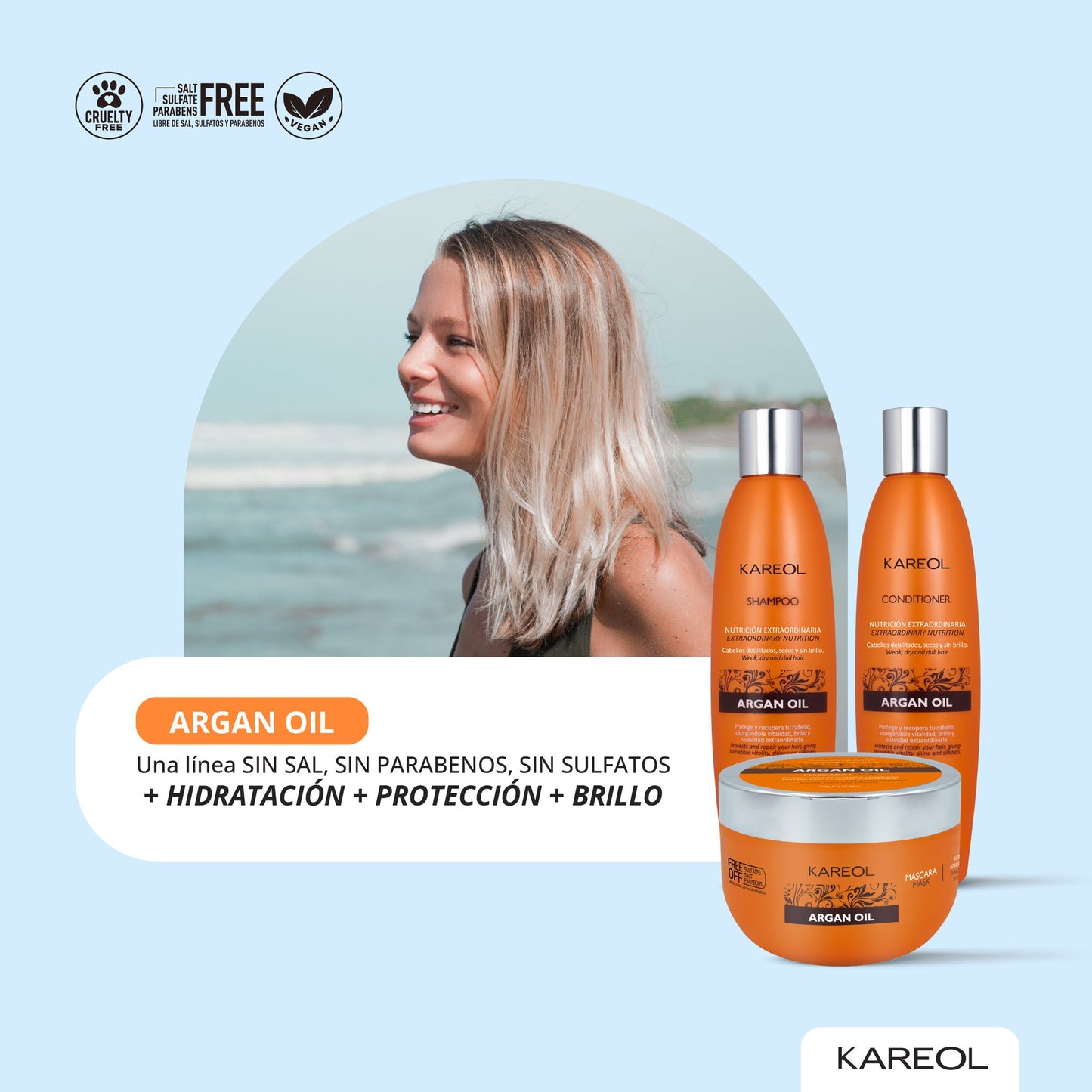 KAREOL ARGAN OIL ACONDICIONADOR 33.8OZ 381021000