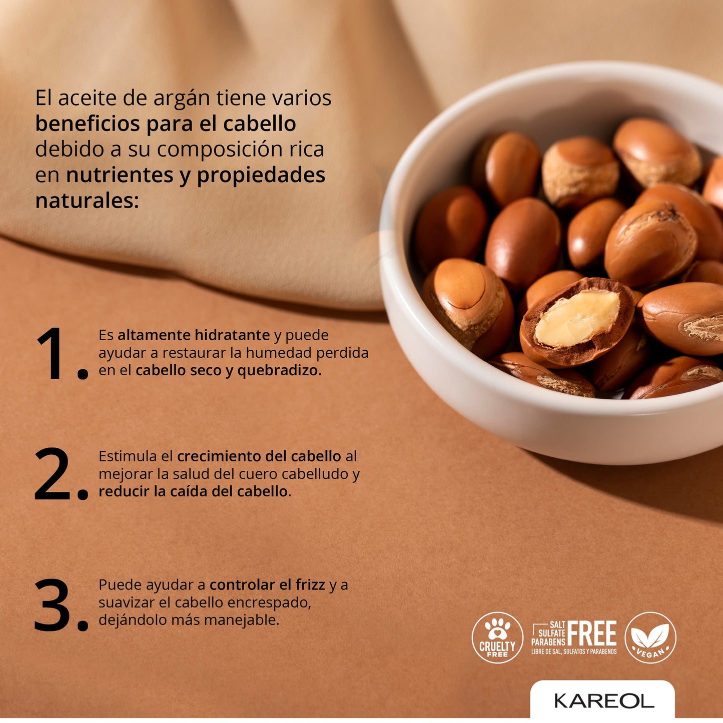 KAREOL ARGAN OIL SHAMPOO 10.1OZ 381010300