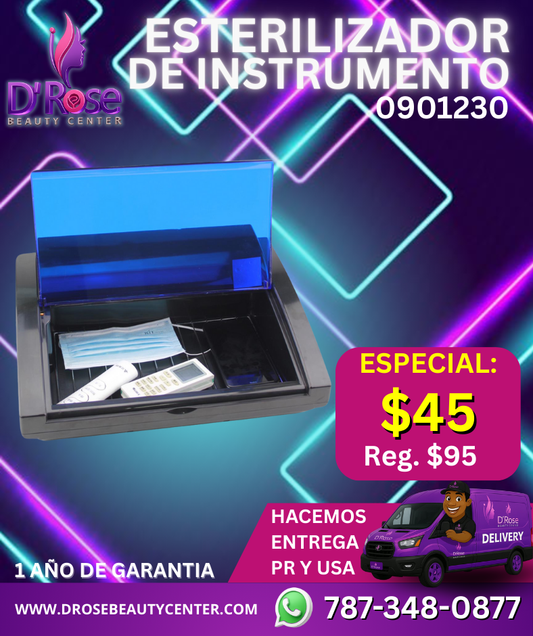 💜 Beauty Style Esterilizador UV para Estilista, Barbero o Esteticista – Modelo 0901230