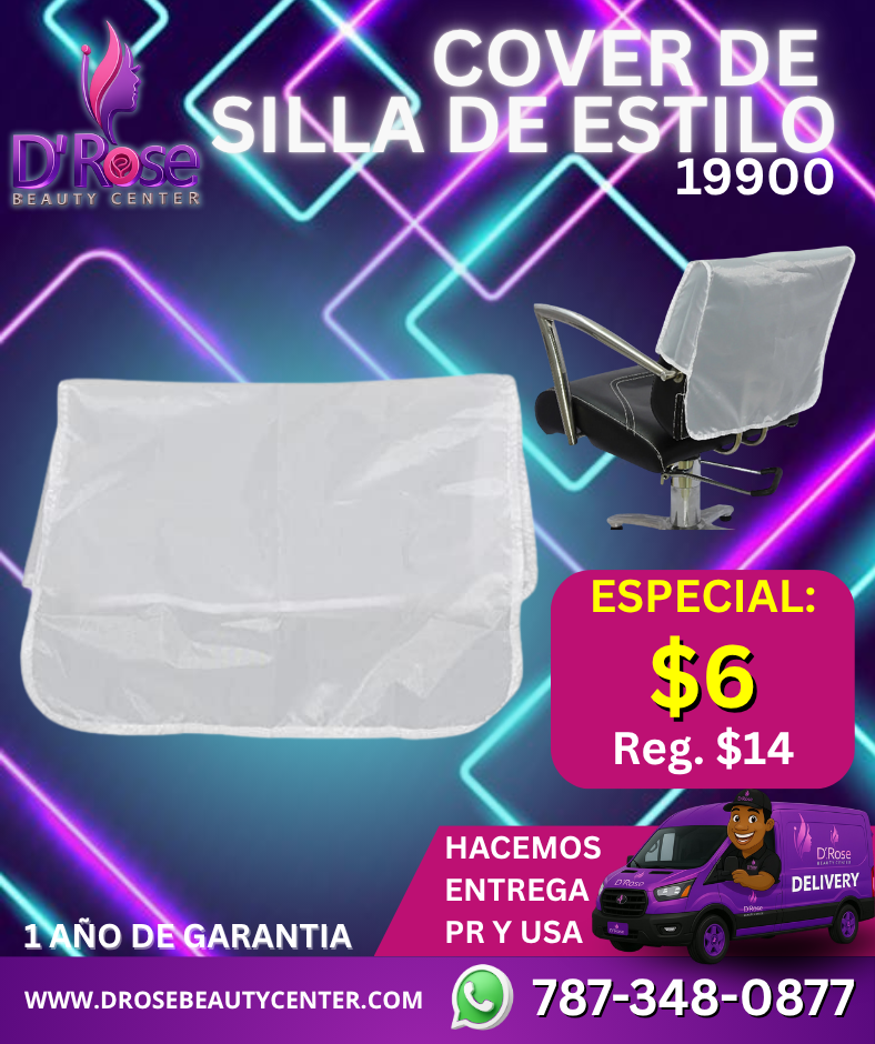 🪑 COVER PLÁSTICO CUADRADO PARA SILLA DE ESTILO – MODELO 19900