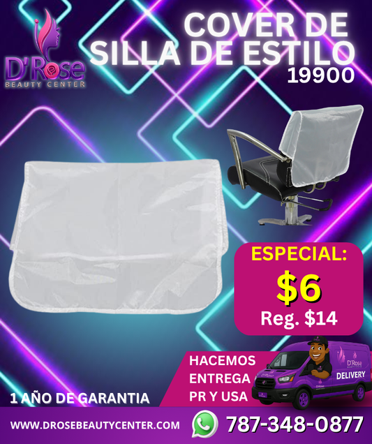 🪑 COVER PLÁSTICO CUADRADO PARA SILLA DE ESTILO – MODELO 19900