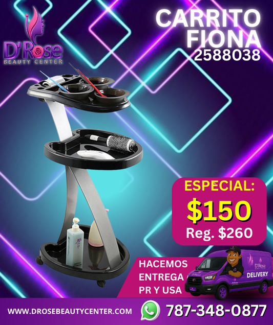 🖤 Carrito Auxiliar Fiona – Beauty Style (2588038) 🖤