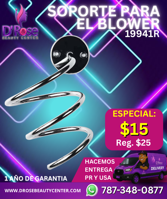 Soporte de Pared en Espiral para Blower 19941R – Moderno, Práctico y Compacto