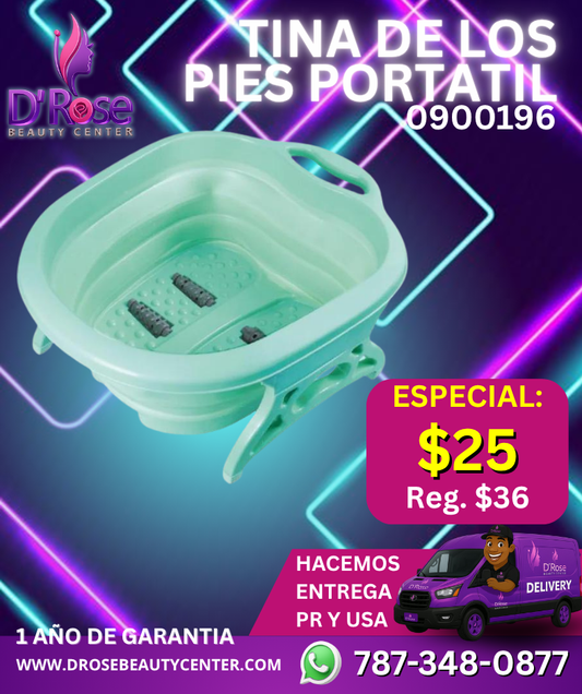 TINA DE LOS PIES PORTÁTIL BEAUTY STYLE 0900196