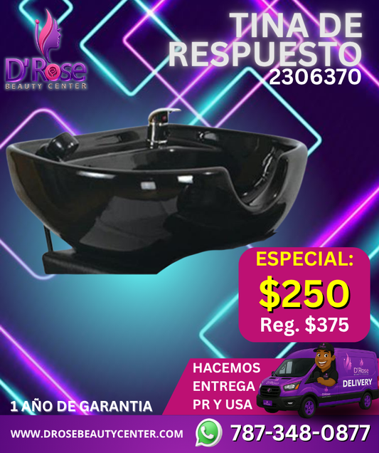 🛁 Tina de Repuesto para Lavacabezas – Modelo 2306370 | Beauty Style