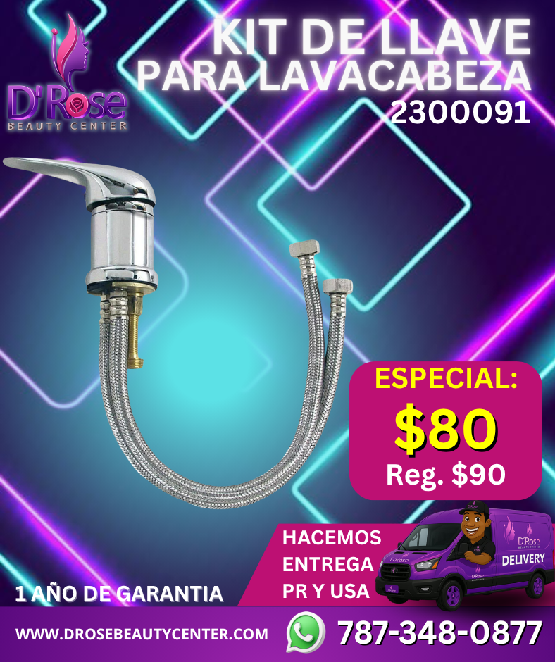 KIT DE LLAVE PARA LAVACABEZA BEAUTY STYLE 2300091