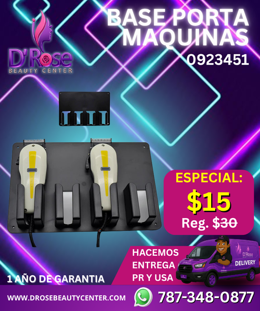 🧰 BASE PORTA MÁQUINAS DE RECORTAR – 0923451
